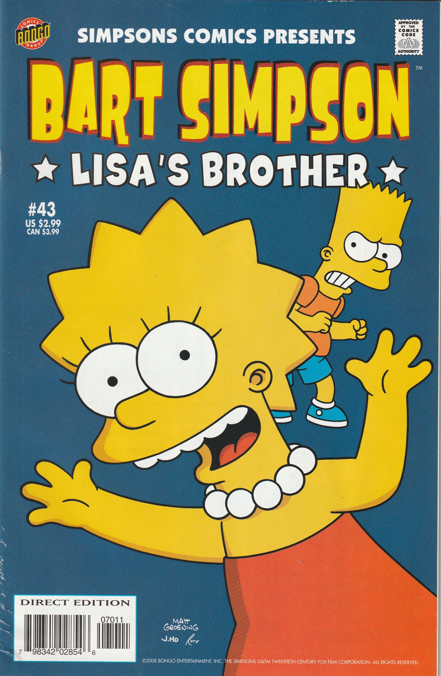 Bart Simpson #43 (2008)