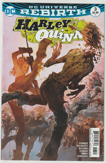Harley Quinn #3 (2016) - Rebirth - Bill Sienkiewicz Variant Cover