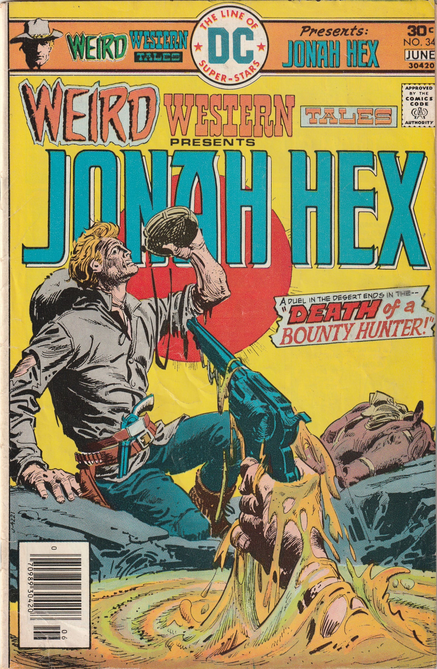 Weird Western Tales #34 (1976) - Presents Jonah Hex