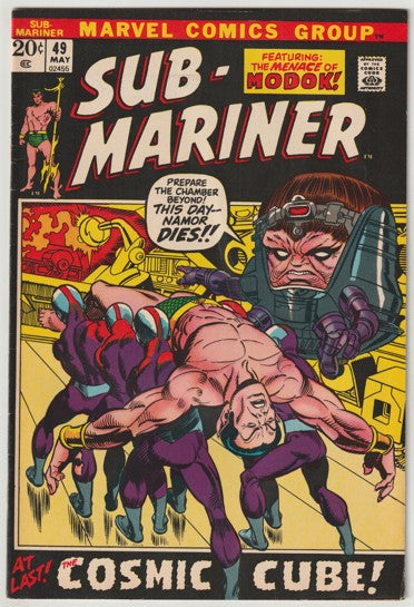 The Sub-Mariner #49 (1972)  - M.O.D.O.K. appearance