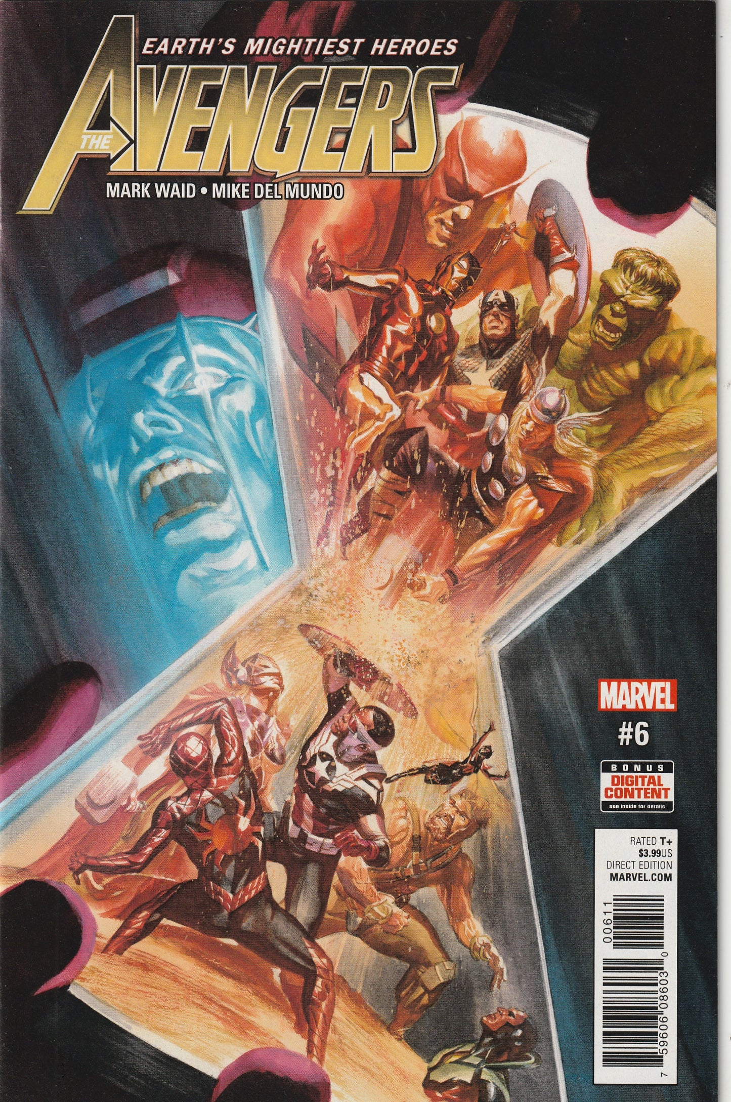 Avengers #6 (2017) - Alex Ross Cover