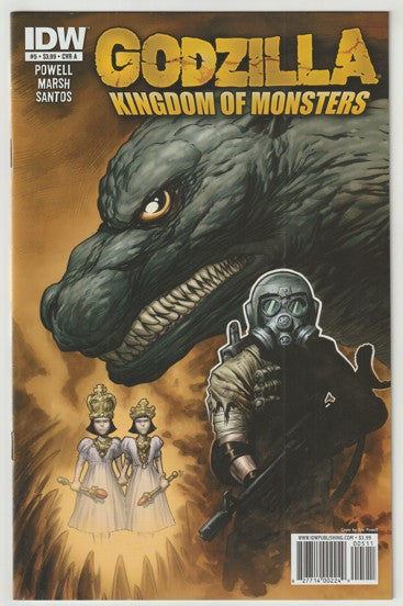 Godzilla Kingdom of Monsters #5 (2011) - Cover A by Eric Powell