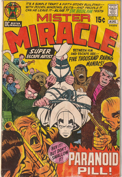 Mister Miracle #3 (1971) - 1st Appearance of Doctor Bedlam