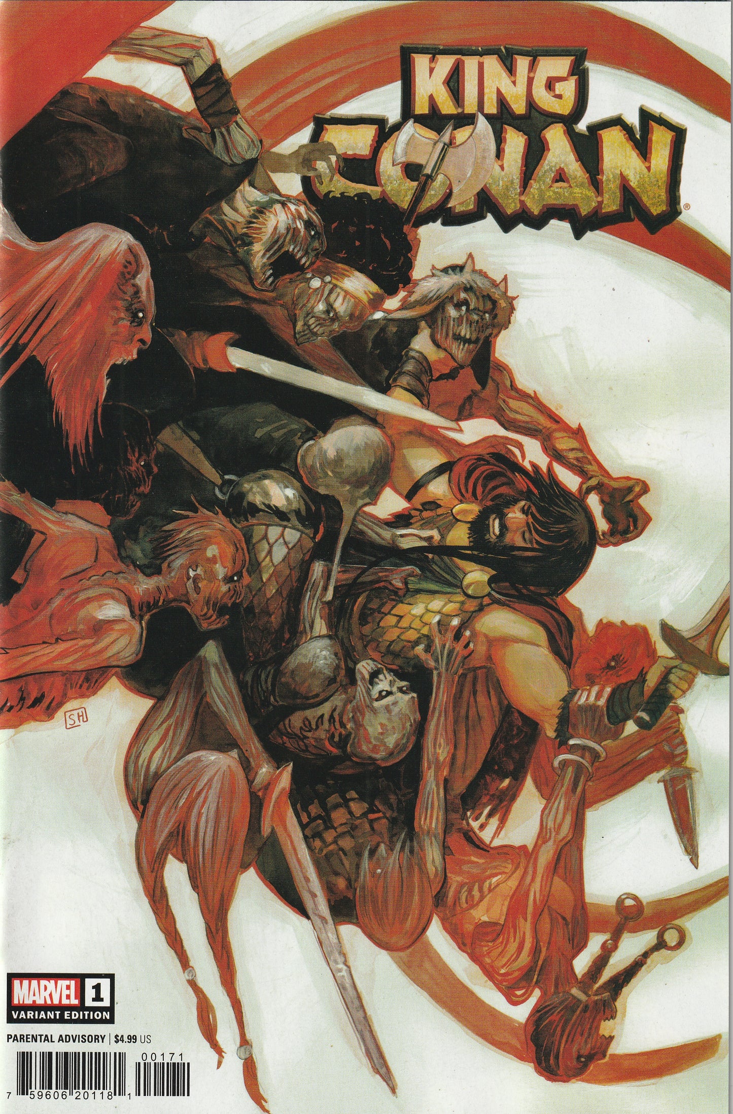 King Conan #1 (Vol 2, 2022) - Stephanie Hans Variant cover