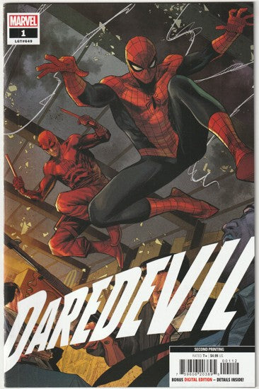 Daredevil #1 (LGY #649) (2022) - 2nd Printing Marco Checchetto Variant Cover