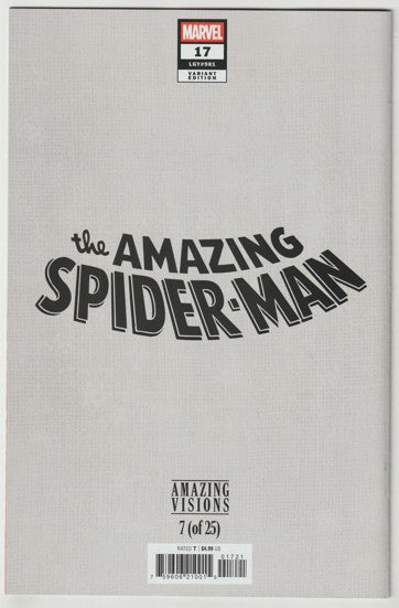 Amazing Spider-Man #17 (LGY #981) (2026) - Lee Bermejo Amazing Visions Variant Cover