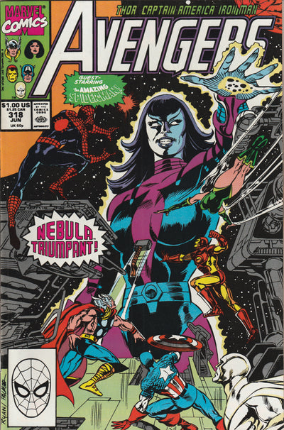 Avengers #318 (1990) - Spider-Man, Nebula