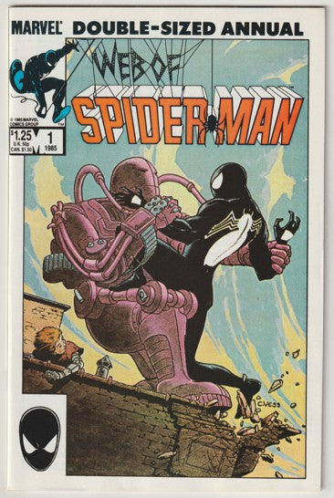 Web of Spider-Man Annual #1 (1985) - Black costume