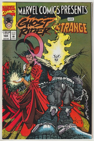Marvel Comics Presents #104 (1992) - Wolverine, Nightcrawler, Ghost Rider, Dr. Strange