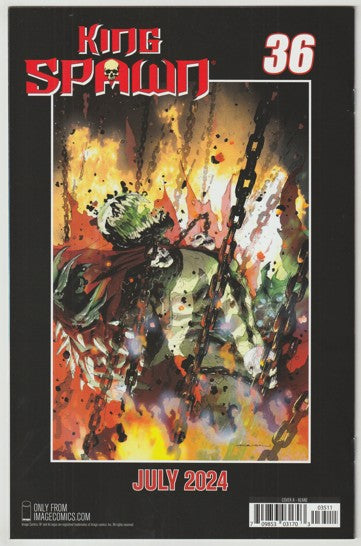 King Spawn #35 (2024) - Kevin Keane Cover