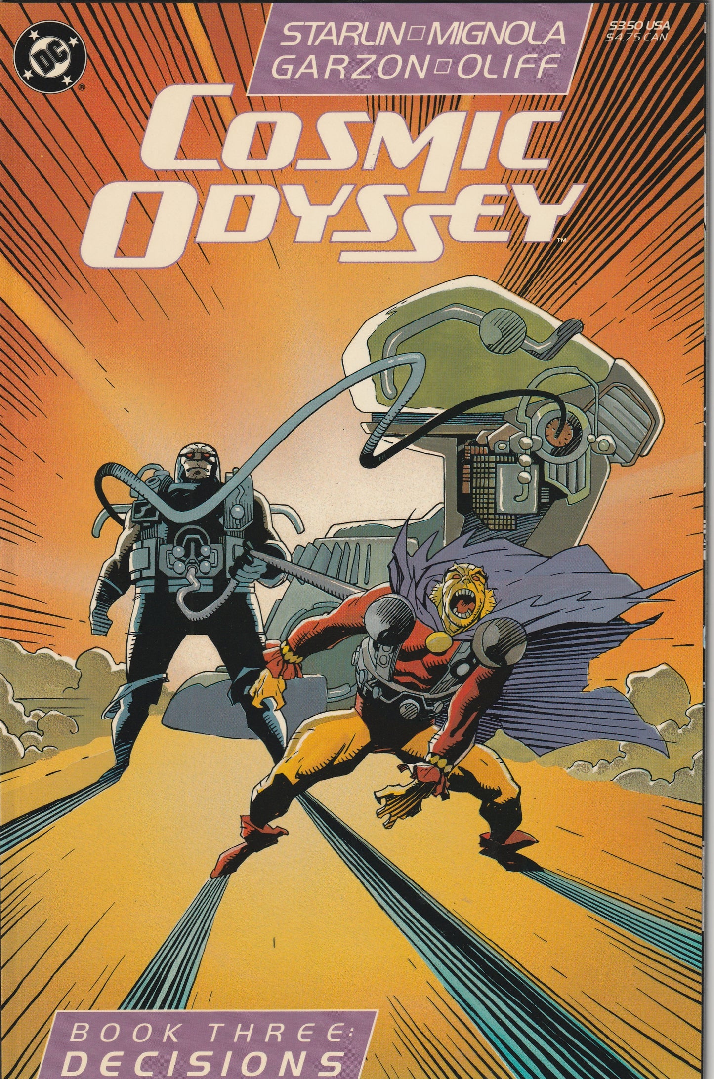 Cosmic Odyssey (1988-1989) - Complete 4 issue mini-series