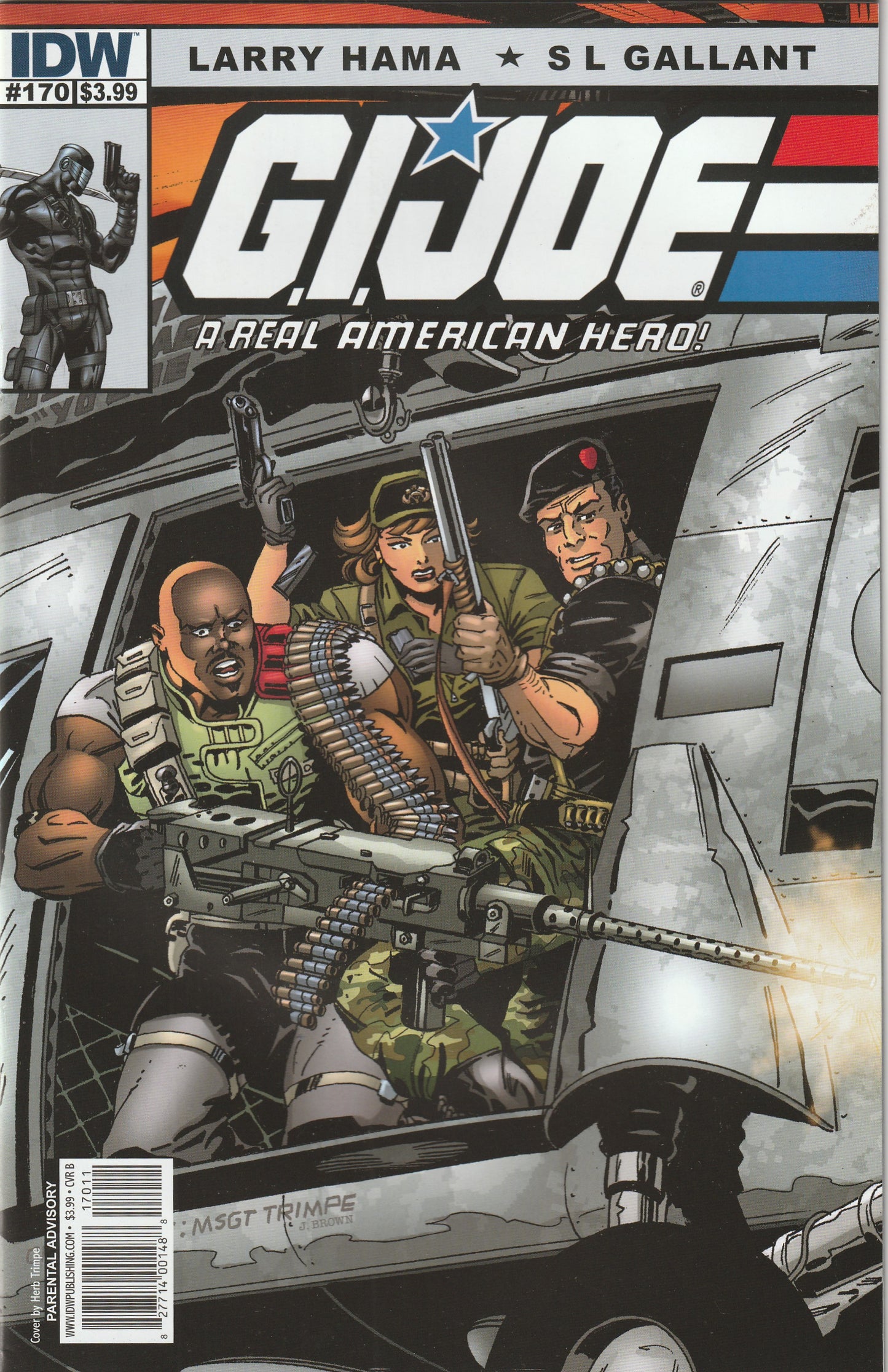G.I. Joe: A Real American Hero #170 (2011) - Cover B by Herb Trimpe