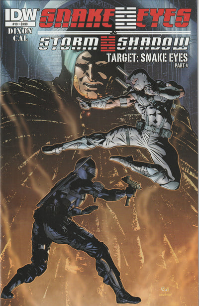 G.I. Joe: Snake Eyes and Storm Shadow #19 (2012) - Cover A by Alex Cal