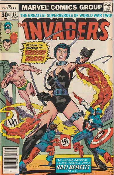 The Invaders #17 (1977) - 1st appearance of Julia Koenig as Warrior Woman