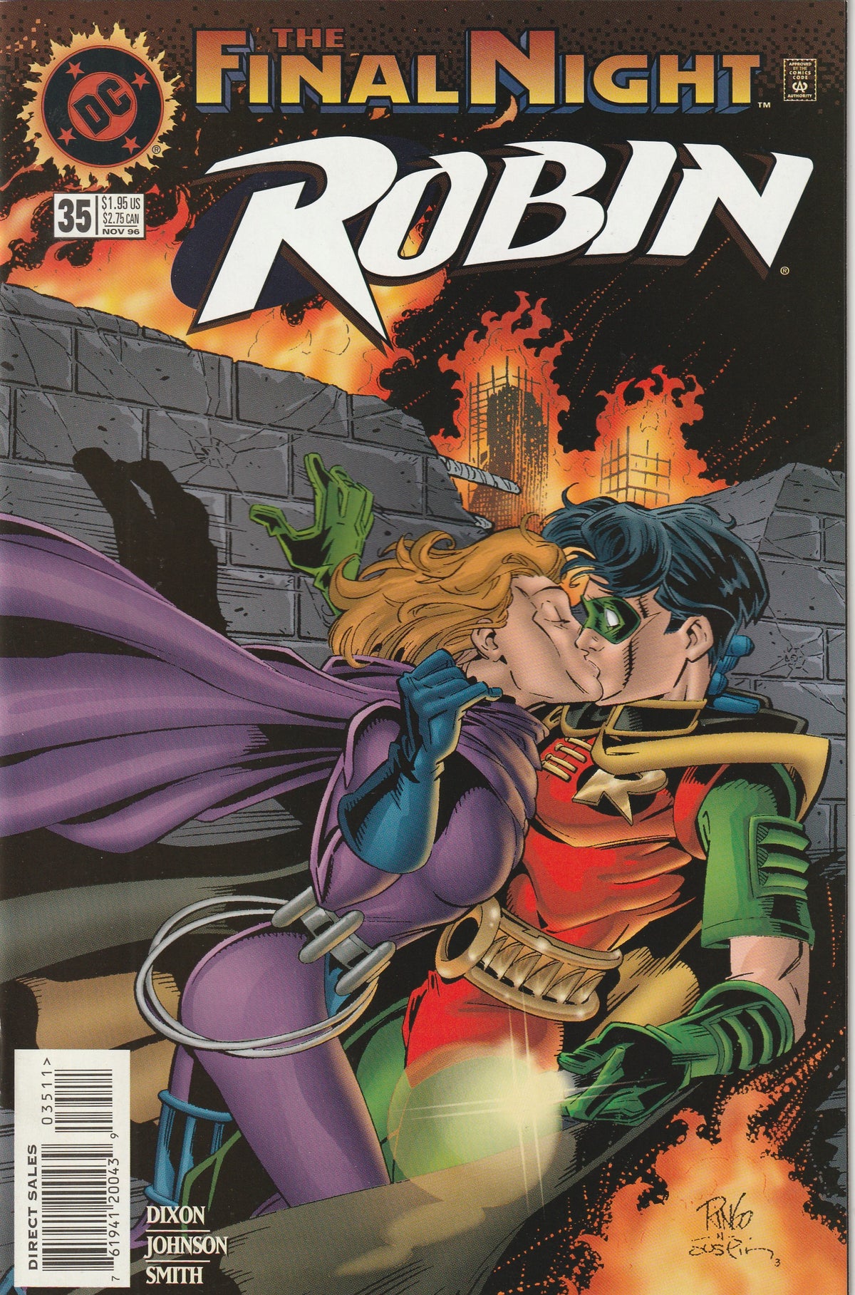 Roben 35 Robin #35 (1996) - Final Night tie-in – BACK ISSUE CENTRAL
