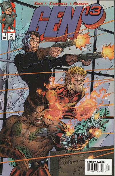 Gen 13 #17 (Volume 2, 1996) - J. Scott Campbell cover