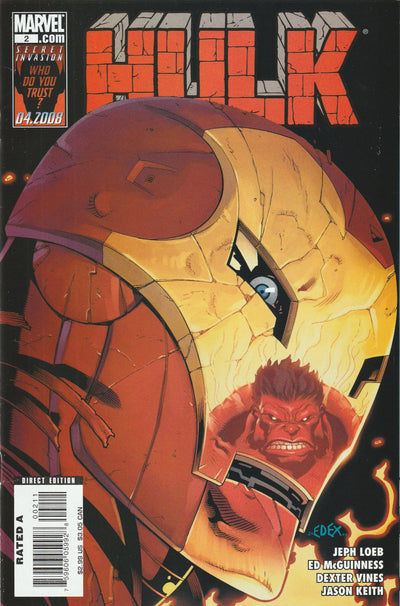 Hulk #2 (2008) - 1st appearance of the Red Hulk in-story, 1st appearance of A-Bomb