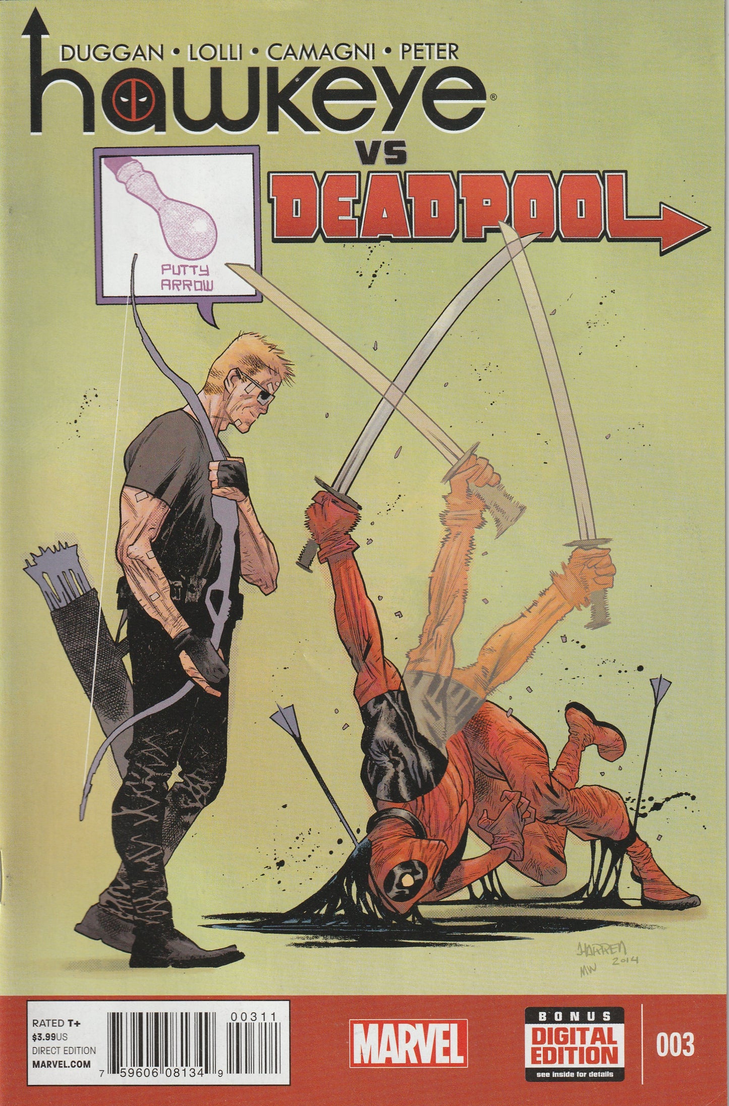 Hawkeye vs Deadpool (2014-2015) - 4 issue mini series