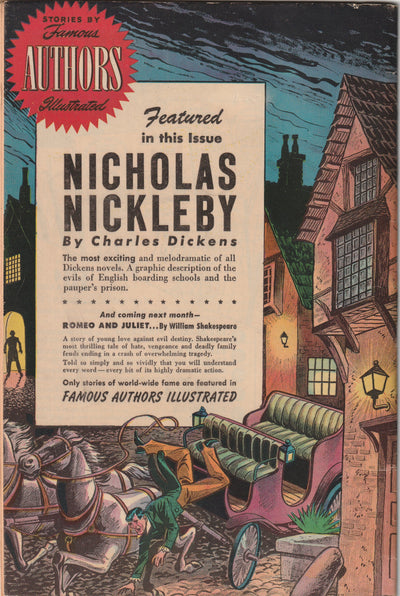 Stories by Famous Authors Illustrated #9 (1950) - Nicholas Nickleby