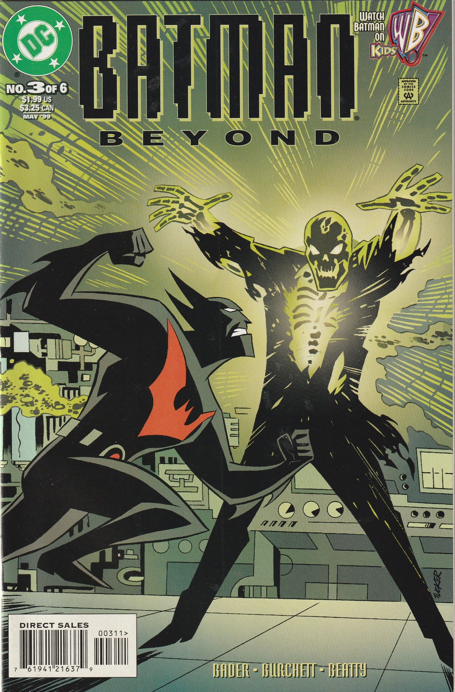 Batman Beyond #3 of 6 (1999) - Volume 1 - 1st Full Appearance of Blight