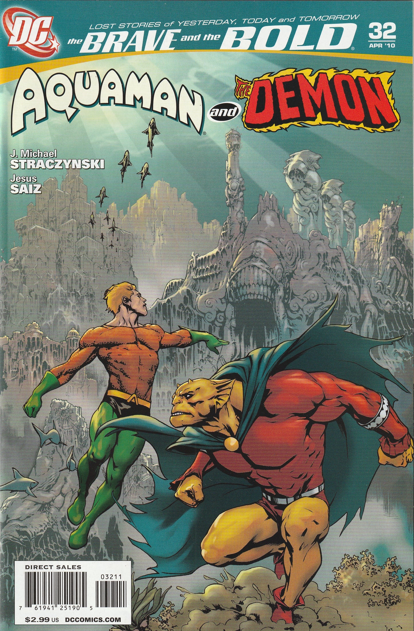 Brave and the Bold #32 (2010) - Aquaman & The Demon