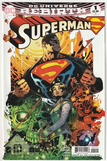 Superman #1 (2016) - Rebirth - 2nd Printing