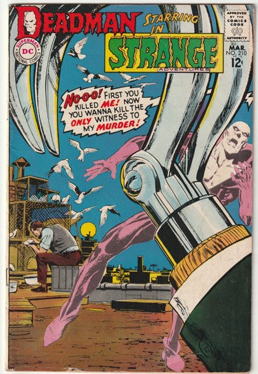 Strange Adventures #210 (1968) - Deadman, 1st cameo appearance of Hook