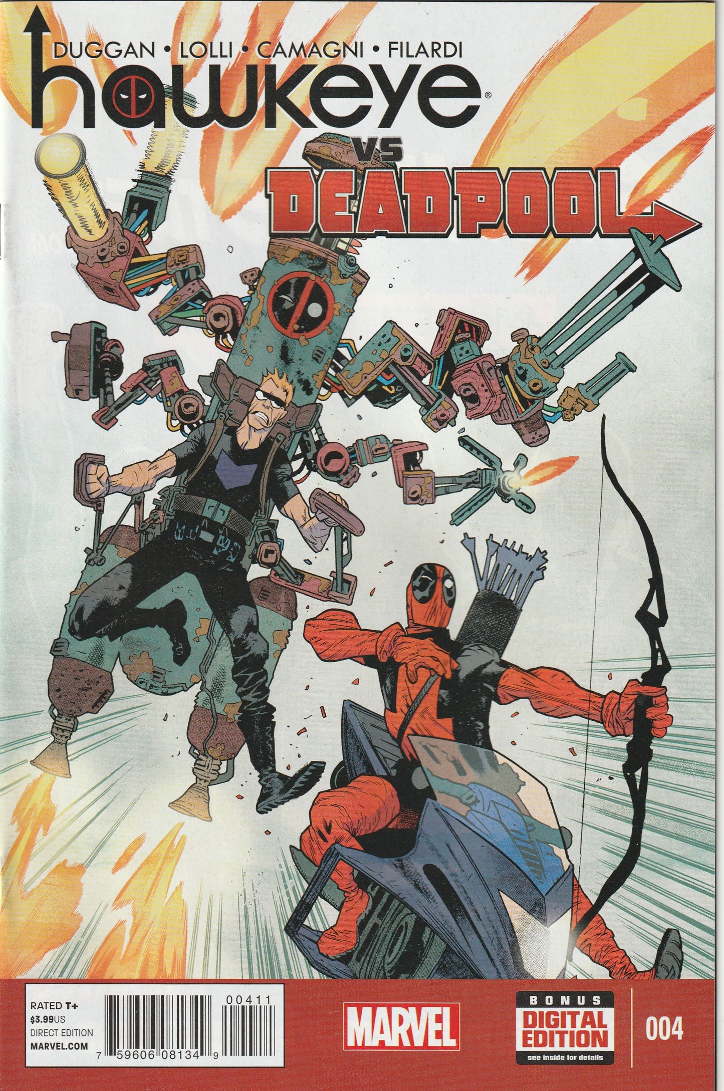 Hawkeye vs Deadpool (2014-2015) - 4 issue mini series