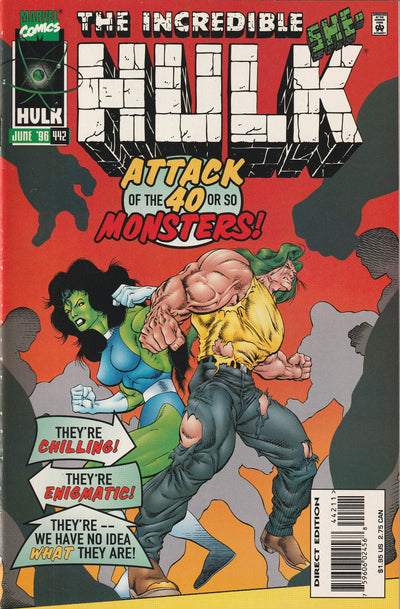Incredible Hulk #442 (1996) - She-Hulk and The Molecule Man