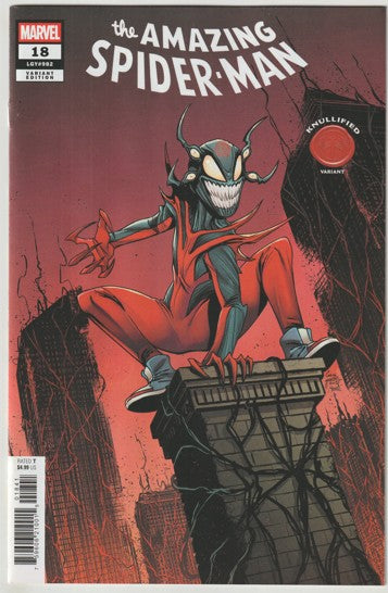 Amazing Spider-Man #18 (LGY #982) (2026) - Corin Howell & Rachelle Rosenberg Knullified Variant Cover