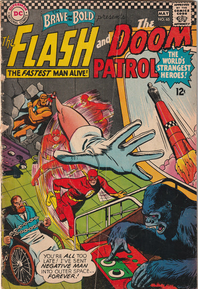 Brave and the Bold #65 (1966) - The Flash and The Doom Patrol