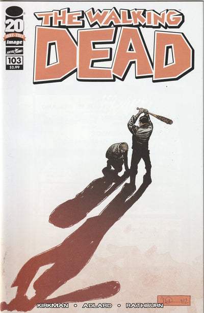 The Walking Dead #103 (2012) - 1st appearance of Clone (in previews)