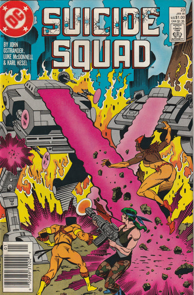 Suicide Squad #23 (1989) - Newsstand - 1st Appearance of Oracle (Barbara Gordon)
