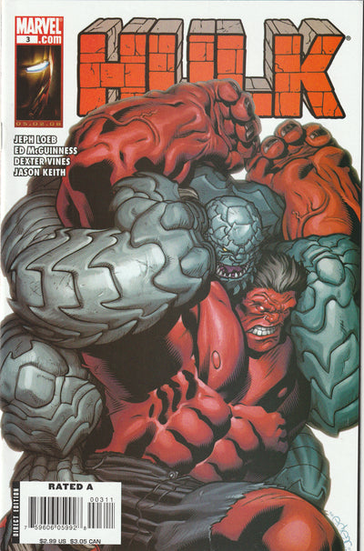 Hulk #3 (2008) - 1st cover appearance of A-Bomb (Rick Jones)