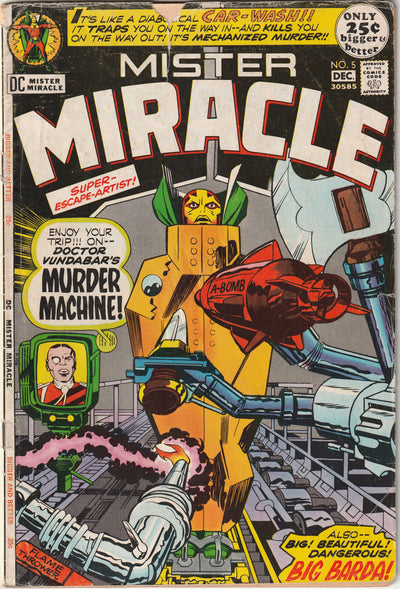 Mister Miracle #5 (1971) - 2nd Appearance of Big Barda - Double Size