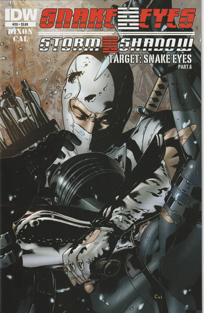 G.I. Joe: Snake Eyes and Storm Shadow #20 (2012) - Cover A by Alex Cal