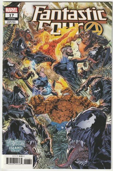 Fantastic Four #17 (LGY #662, Volume 6, 2020) - Carlos E. Gomez Venom Island Variant Cover