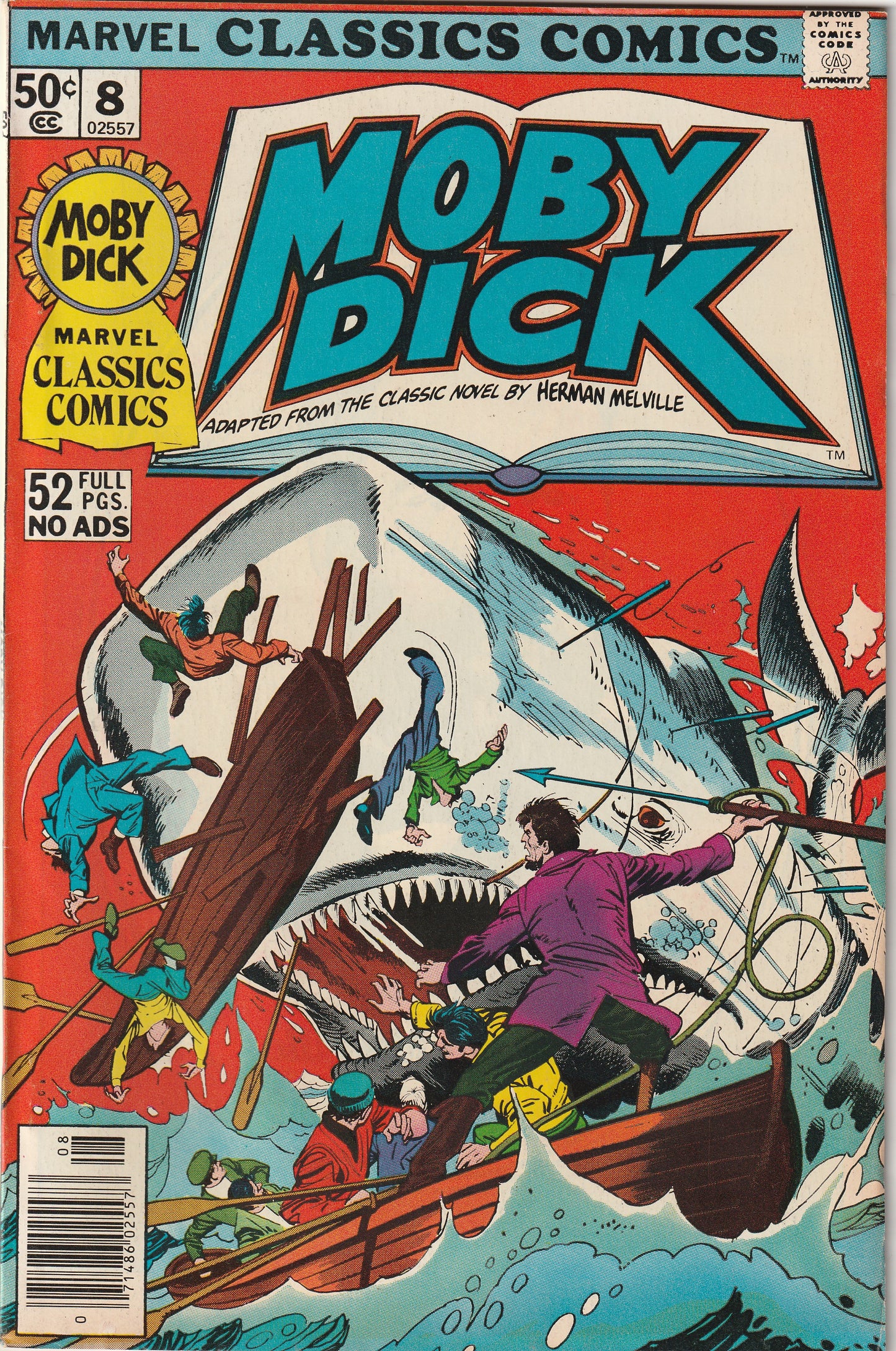 Marvel Classics Comics #8 (1976) - Moby Dick