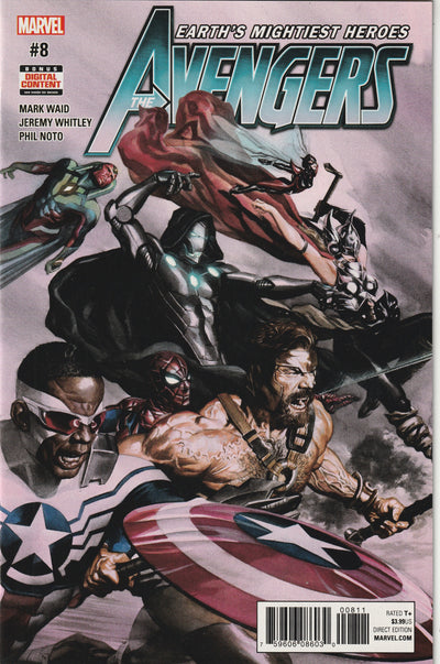 Avengers #8 (2017) - Alex Ross Cover