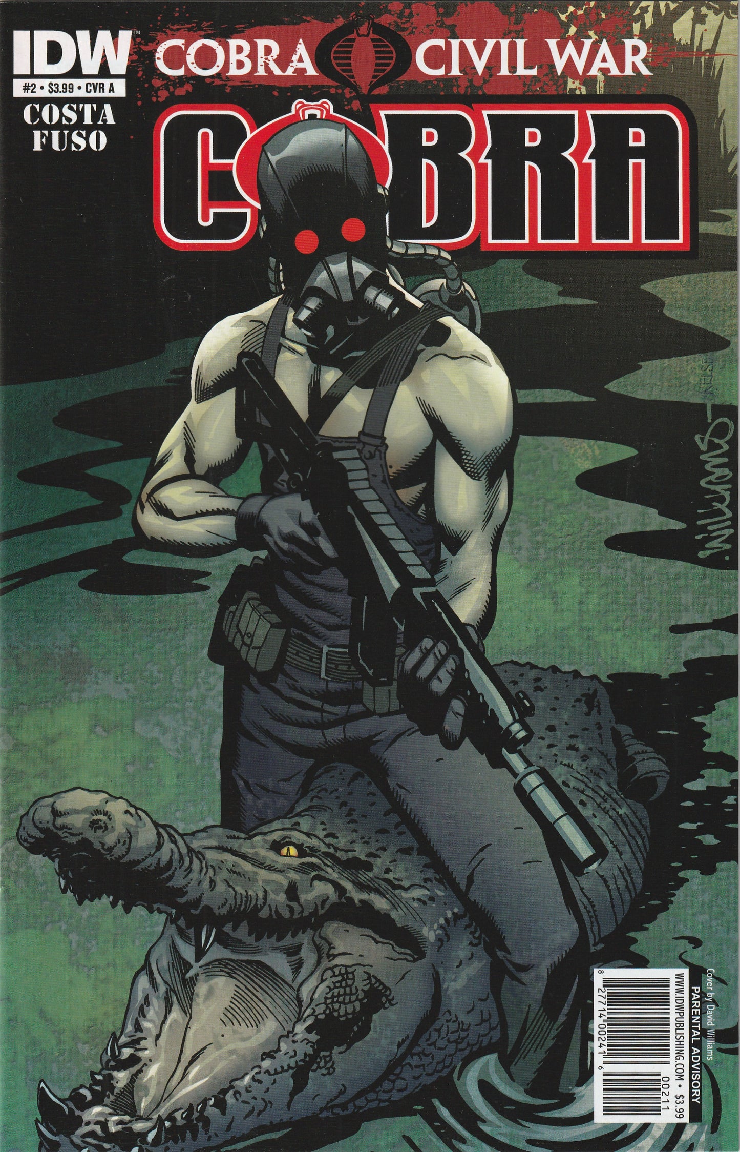 G.I. Joe: Cobra #2 (2011) - Cover A by David Williams