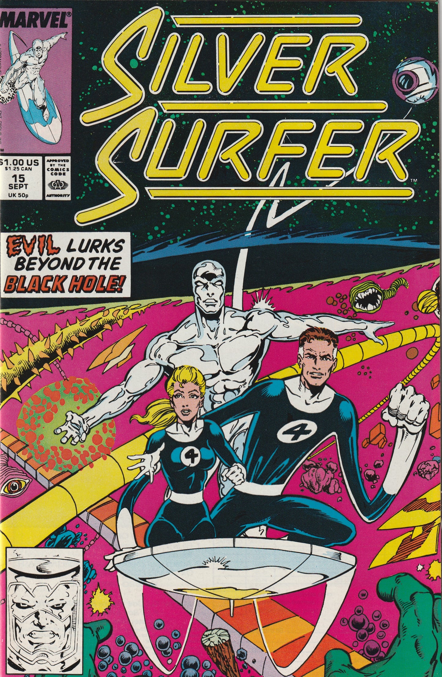 Silver Surfer #15 (1988) - 1st Ron Lim on Series