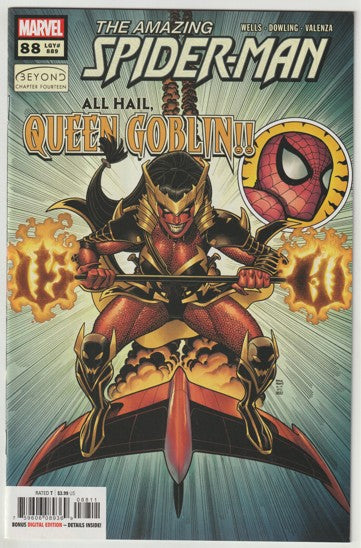 Amazing Spider-Man #88 (LGY #889) (2022) - Arthur Adams and Alejandro Sanchez cover