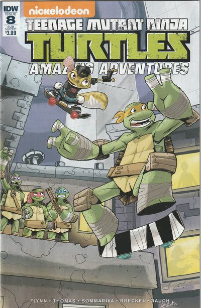 Teenage Mutant Ninja Turtles Amazing Adventures #8 (2016) - Lucas Elliot Subscription Variant Cover