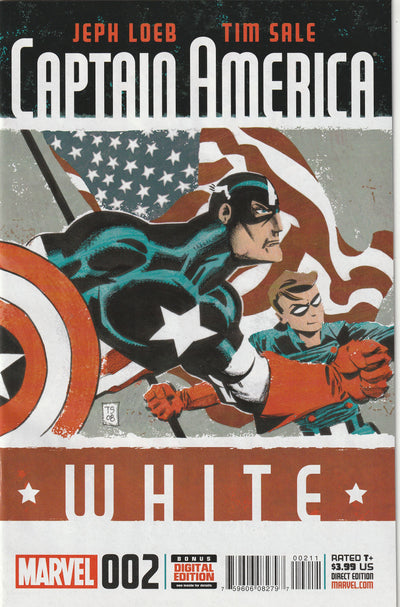 Captain America: White (2015-2016) - 5 issue mini series - Jeph Loeb & Tim Sale