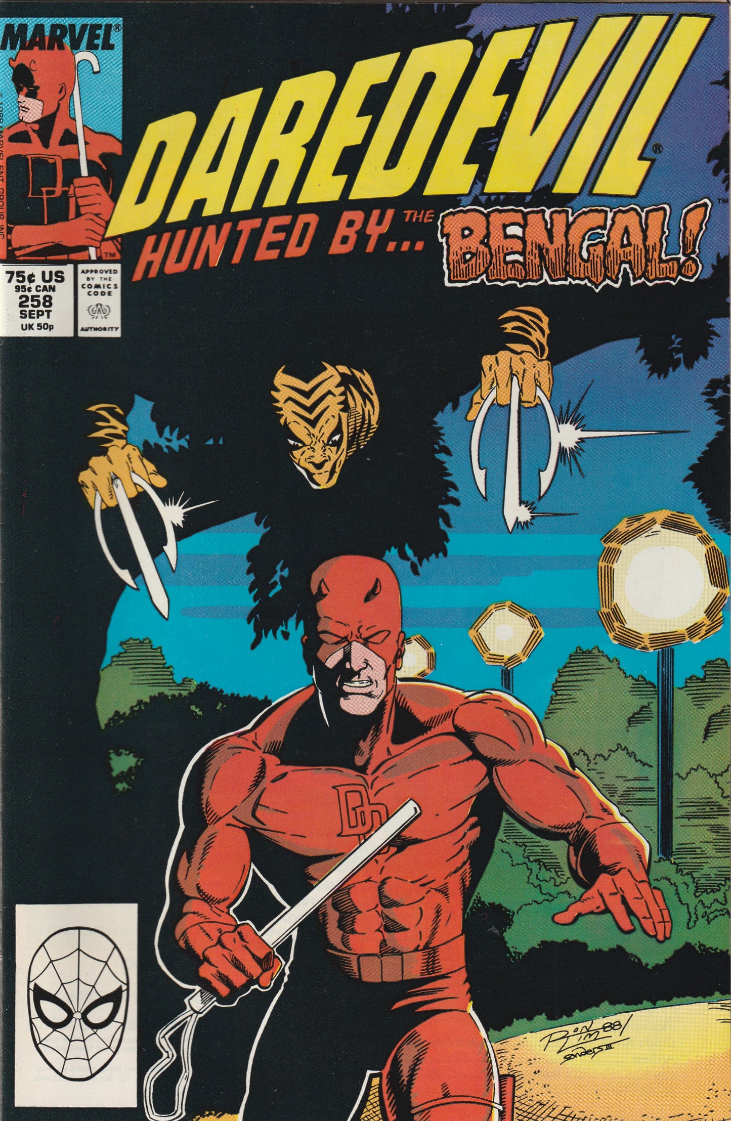 Daredevil #258 (1988) - 1st Appearance of Bengal