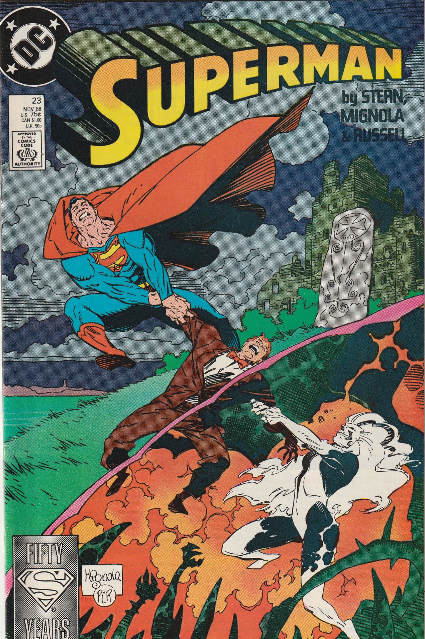 Superman #23 (Vol 2, 1988) - Silver Banshee origin revealed