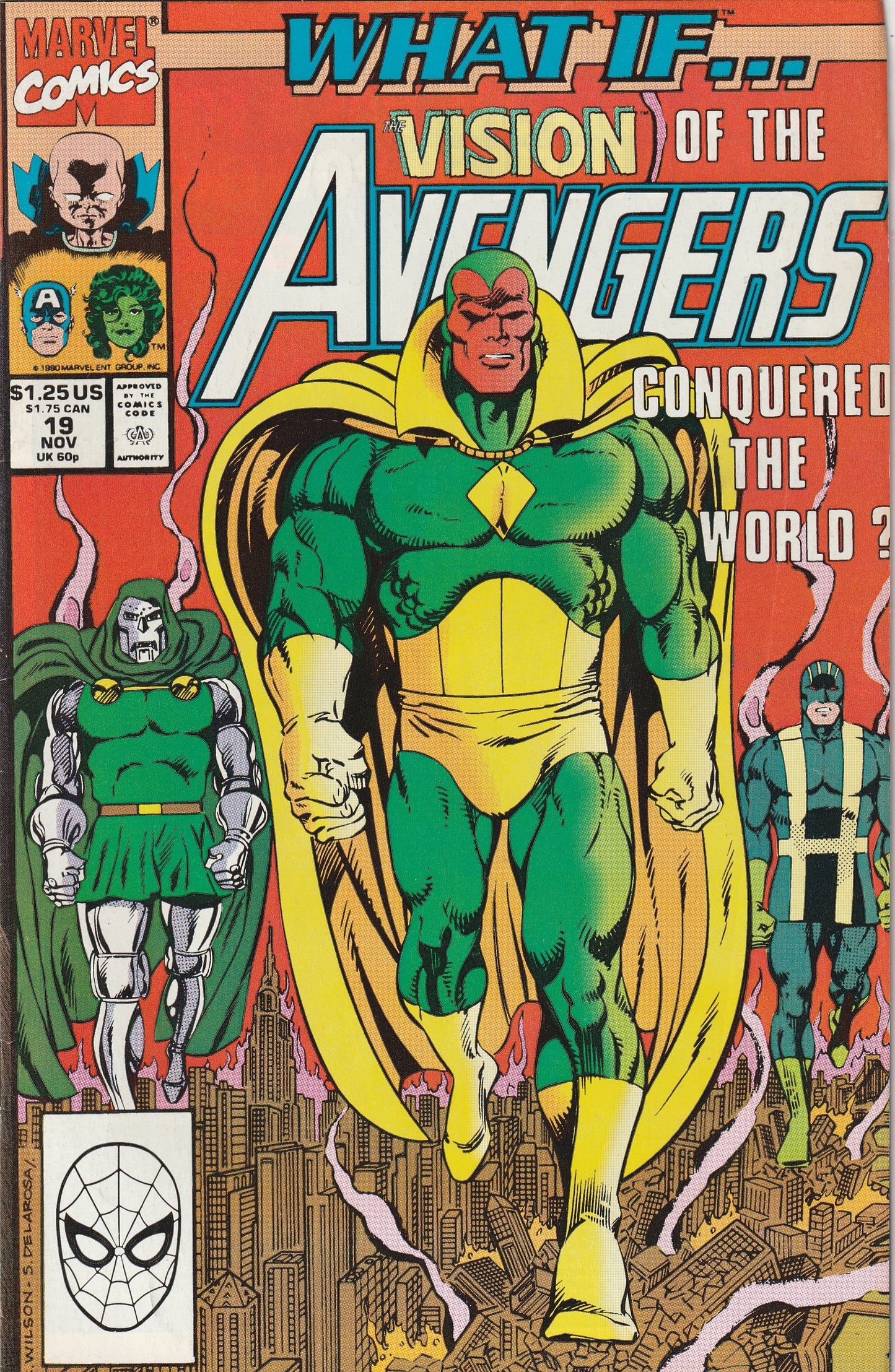 What If? #19 (Vol 2 - 1990) - Vision Conquered the World?