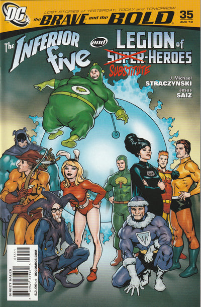 Brave and the Bold #35 (2010) - The Inferior Five & Legion of Super-Heroes