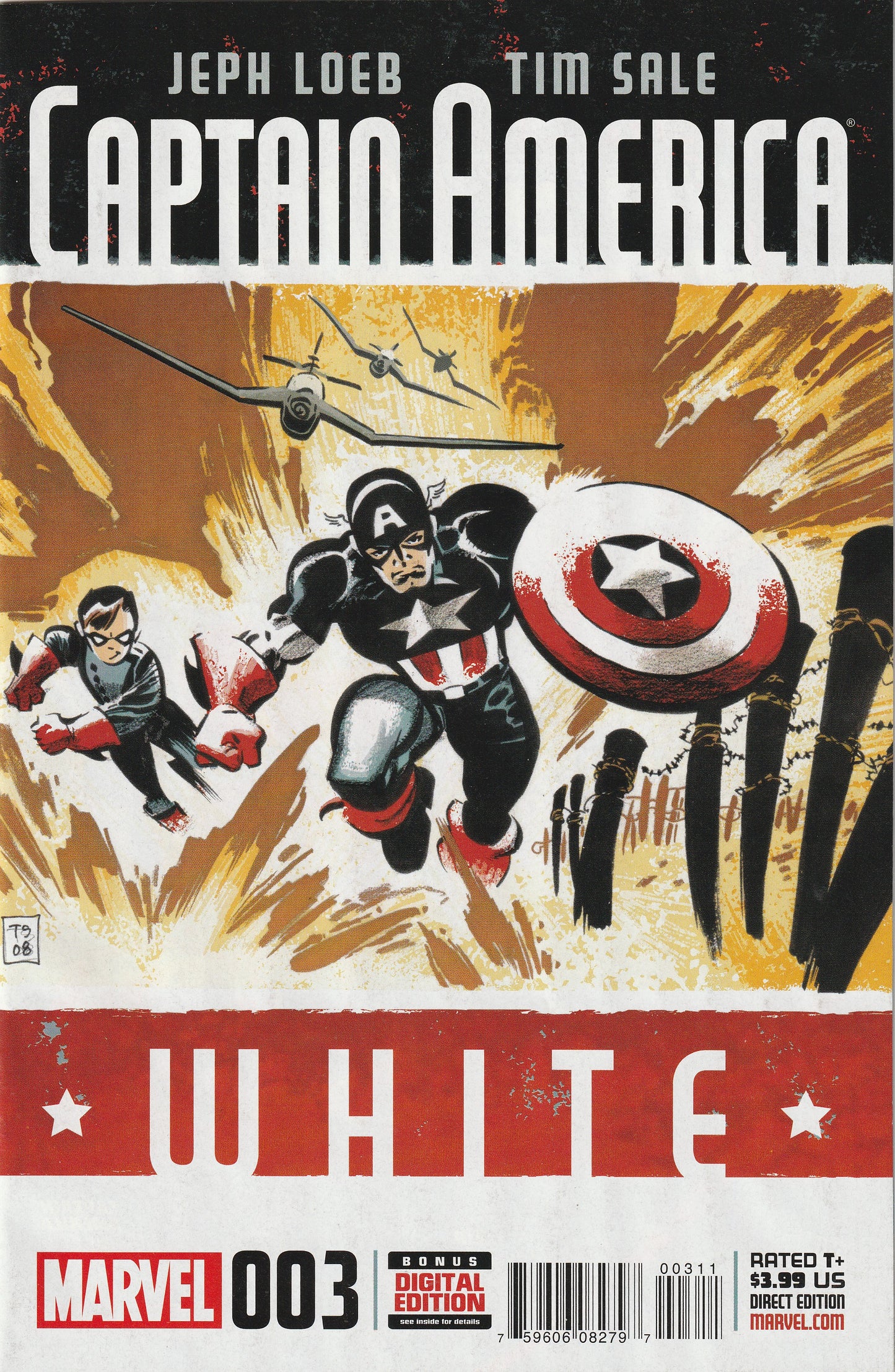 Captain America: White (2015-2016) - 5 issue mini series - Jeph Loeb & Tim Sale