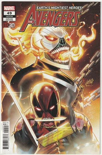 Avengers #49 (LGY #749) (2021) - Rob Liefeld Deadpool 30th Anniversary Variant Cover